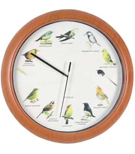 Amazon.co.jp: 鳥の鳴き声時計 Mark Feldstein Original Singing Bird